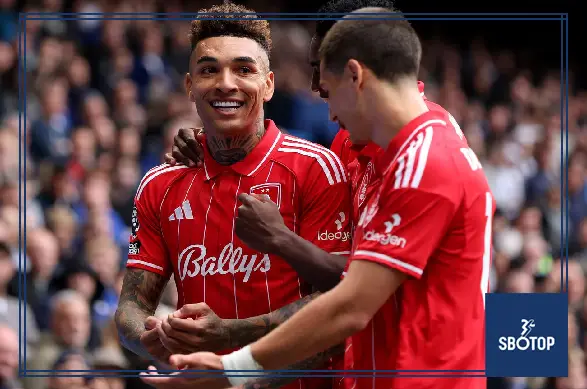 SBOTOP: Nottingham Forest Stun Chelsea 3-1 at Stamford Bridge as Taiwo Awoniyi and Igor Jesus Shine in Vitor Pereira’s Bold Rotation Gamble