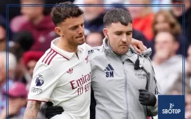 SBOTOP: Ben White Injury Blow for Arsenal and England as Knee Issue Ends Season and Casts Doubt Over World Cup Hopes