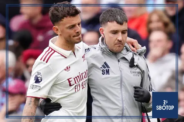 SBOTOP: Ben White Injury Blow for Arsenal and England as Knee Issue Ends Season and Casts Doubt Over World Cup Hopes