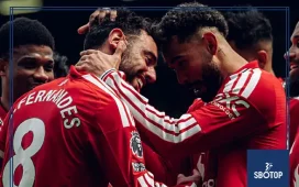 SBOTOP: Bruno Fernandes Reaches 20-Assist Milestone as Manchester United Edge Nottingham Forest to Secure Third Place