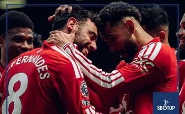 SBOTOP: Bruno Fernandes Reaches 20-Assist Milestone as Manchester United Edge Nottingham Forest to Secure Third Place