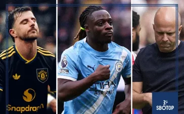 SBOTOP: Pressure Mounts on Arne Slot as Jeremy Doku Steals the Spotlight While Manchester United Face Growing European Concerns