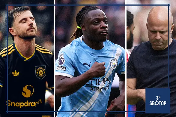 SBOTOP: Pressure Mounts on Arne Slot as Jeremy Doku Steals the Spotlight While Manchester United Face Growing European Concerns