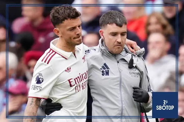 SBOTOP: Ben White Faces World Cup Race Against Time as Arsenal Defender’s Knee Injury Ends Season Early