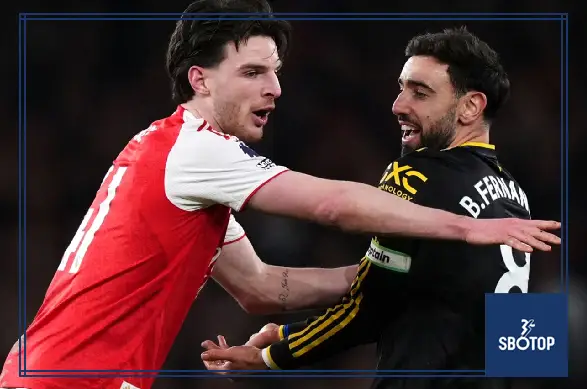 SBOTOP: Bruno Fernandes Reveals He Tried to Convince Declan Rice to Choose Manchester United Over Arsenal Transfer