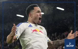 SBOTOP Tottenham vs Leeds: Noah Okafor Inspires Crucial Breakthrough as Daniel Farke’s Side Ease Relegation Worries with Vital Goals