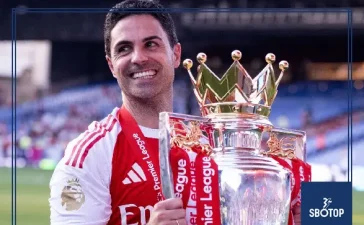 SBOTOP: Mikel Arteta Ends Arsenal’s 22-Year Wait for Glory as Premier League Manager of the Season Honor Caps Historic Campaign
