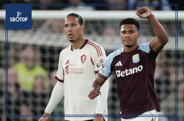 SBOTOP : Liverpool stunned at Aston Villa as Arne Slot blasts result as “massively damaging”