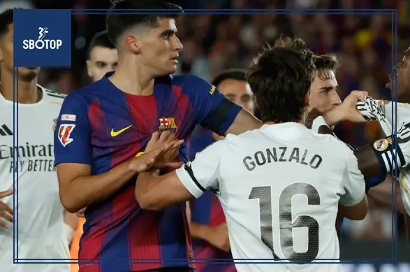 SBOTOP: Barcelona Applied Early Pressure as Real Madrid Lost Their Team Cohesion