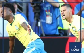 SBOTOP: Carlo Ancelotti’s Brazil Stunned by Morocco Fightback After Vinícius Jr Scores Stunning Goal