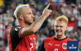SBOTOP: Historic Night for Austria as They Defeat Jordan 3-1 for First World Cup Win in 36 Years