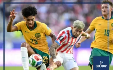 SBOTOP : Paraguay vs Australia Ends in Stalemate, Socceroos Celebrate Quiet Qualification Boost