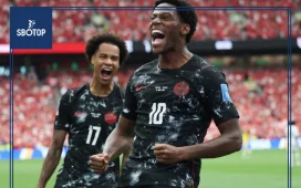 SBOTOP_ Jonathan David Hits Hat-Trick as Canada Thrash Nine-Man Qatar 6-0