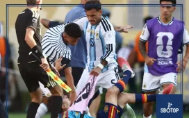 SBOTOP: Argentina’s World Cup Final Shame as Paredes Ignites Post-Match Brawl and Is Sent Off After Spain Triumph