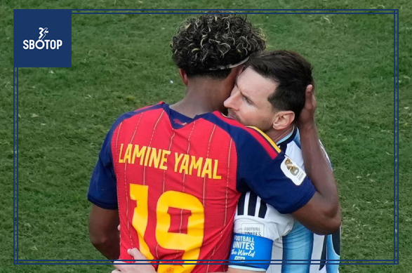 SBOTOP: Classy Gesture! Lamine Yamal Comforts Lionel Messi After 2026 World Cup Final
