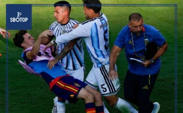 SBOTOP: Shocking Scenes! Leandro Paredes Appears to Grab and Push Spanish Player After Argentina's World Cup Final Defeat