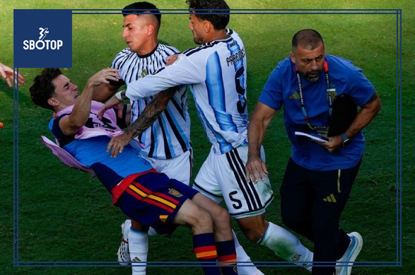 SBOTOP: Shocking Scenes! Leandro Paredes Appears to Grab and Push Spanish Player After Argentina's World Cup Final Defeat