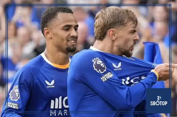 SBOTOP: Everton Open Premier League Campaign with 2-0 Victory Over Crystal Palace as Dewsbury-Hall and Barry Strike for Toffees