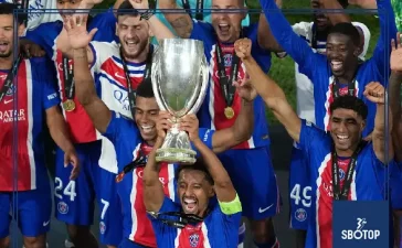 SBOTOP: Desire Doue Delivers UEFA Super Cup Triumph for PSG as Brian Madjo Marks Aston Villa Debut with Goal in 2-1 Thriller