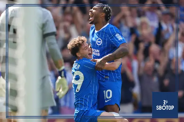 SBOTOP: Brighton Crush Aston Villa 4-0 as Emery’s Side Endure Nightmare Premier League Opener Against Rampant Seagulls