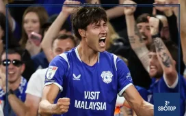 SBOTOP: Cardiff City Rescue 1-1 Draw Against Wrexham as Rubin Colwill’s Dramatic 98th-Minute Free-Kick Steals a Point on Championship Return