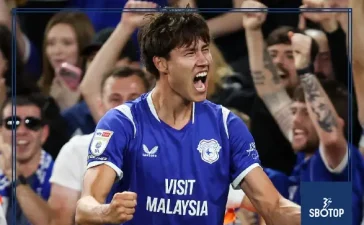 SBOTOP: Cardiff City Rescue 1-1 Draw Against Wrexham as Rubin Colwill’s Dramatic 98th-Minute Free-Kick Steals a Point on Championship Return