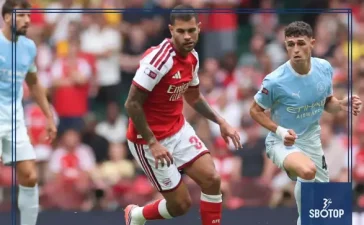 SBOTOP : Bruno Guimaraes Shines on Debut as Arsenal Stand Firm Against Man City Press
