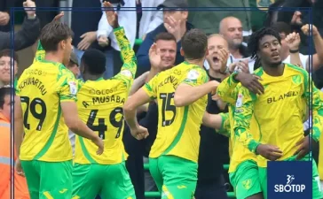 SBOTOP: Norwich City Cruise Past Burnley 4-1 as Mohamed Touré and André Brooks Strike Twice Each