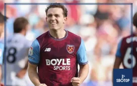 SBOTOP: West Ham Dominate Derby County 3-0 in Commanding Championship Victory
