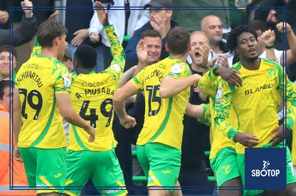 SBOTOP: Norwich City Cruise Past Burnley 4-1 as Mohamed Touré and André Brooks Strike Twice Each