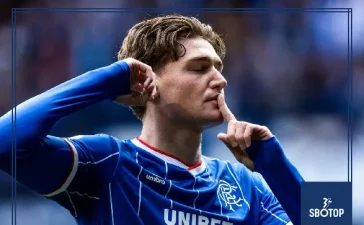 SBOTOP: Rangers Edge Past Motherwell 1-0 as Naderi Strikes Late to Lift Gers into Second Place