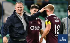 SBOTOP: Hearts Triumph 3-1 at Hibs as Wouter Vrancken Celebrates Winning Start in Fierce Edinburgh Derby