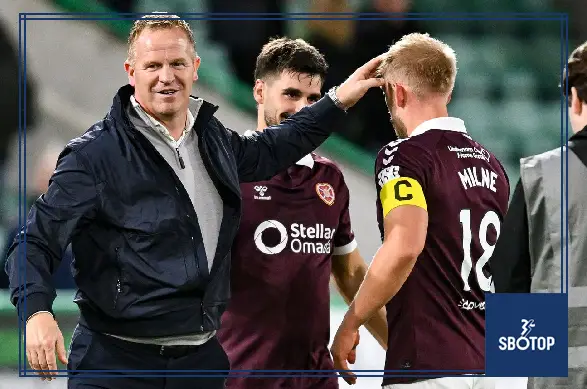 SBOTOP: Hearts Triumph 3-1 at Hibs as Wouter Vrancken Celebrates Winning Start in Fierce Edinburgh Derby