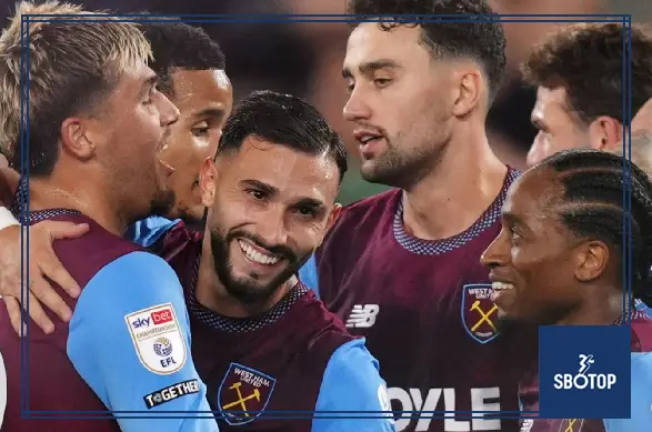 SBOTOP: West Ham Thrash Wrexham 6-0 to Claim Championship Summit with Four Consecutive League Victories