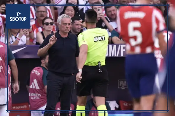 SBOPTOP: Jose Mourinho Criticizes Referee After Madrid Derby Defeat