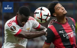SBOTOP : Benfica Earn First Victory Over AC Milan in European Clash