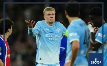 SBOTOP: Haaland’s Double Cannot Rescue City as PSG Spoil Guardiola’s Etihad Return