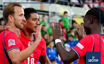 SBOTOP: England Deliver a Stunning Seven-Goal Masterclass as Kane and Saka Lead Croatia Rout