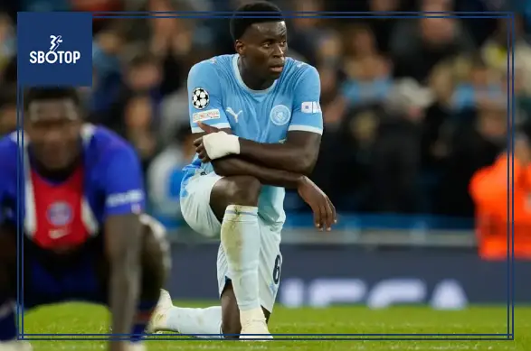 SBOTOP : Marc Guehi Sees Positives for Man City Despite 4-2 Champions League Defeat to PSG