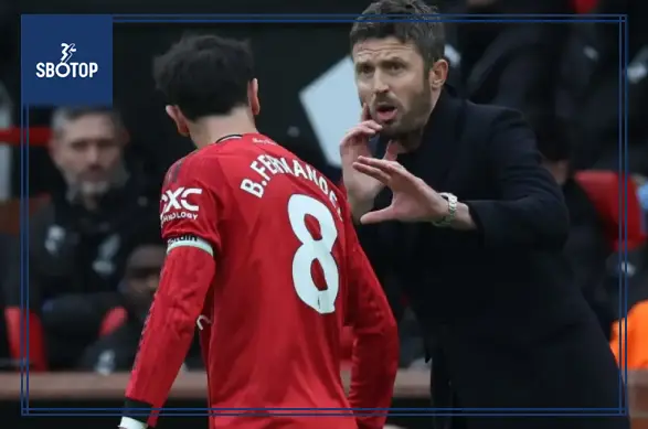 SBOTOP : Paul Parker Urges Michael Carrick to Drop Bruno Fernandes as Manchester United Struggle